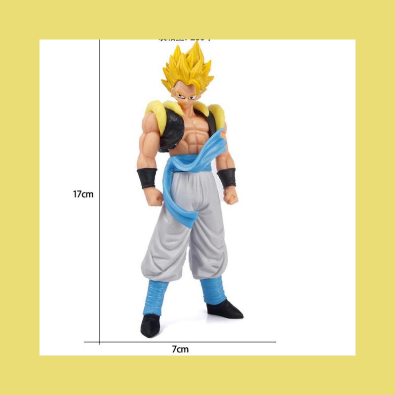 Figurine Dragon Ball Gogeta Super Saiyan Blue 18 Cm - Fusion Son Goku Et Vegeta - PVC
