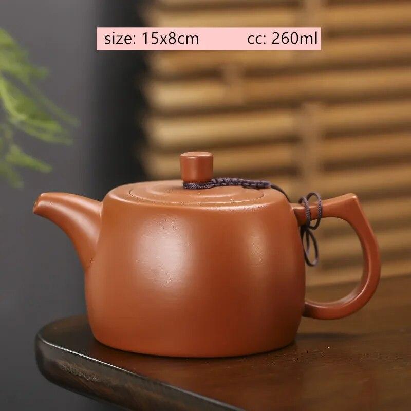 Starožitná fialová hliněná čajová konvička Surová ruda Zhu Mud Konvička Xishi Ručně vyráběná kulová dírka Filtr Beauty Pot Tradiční čajové sady Zisha