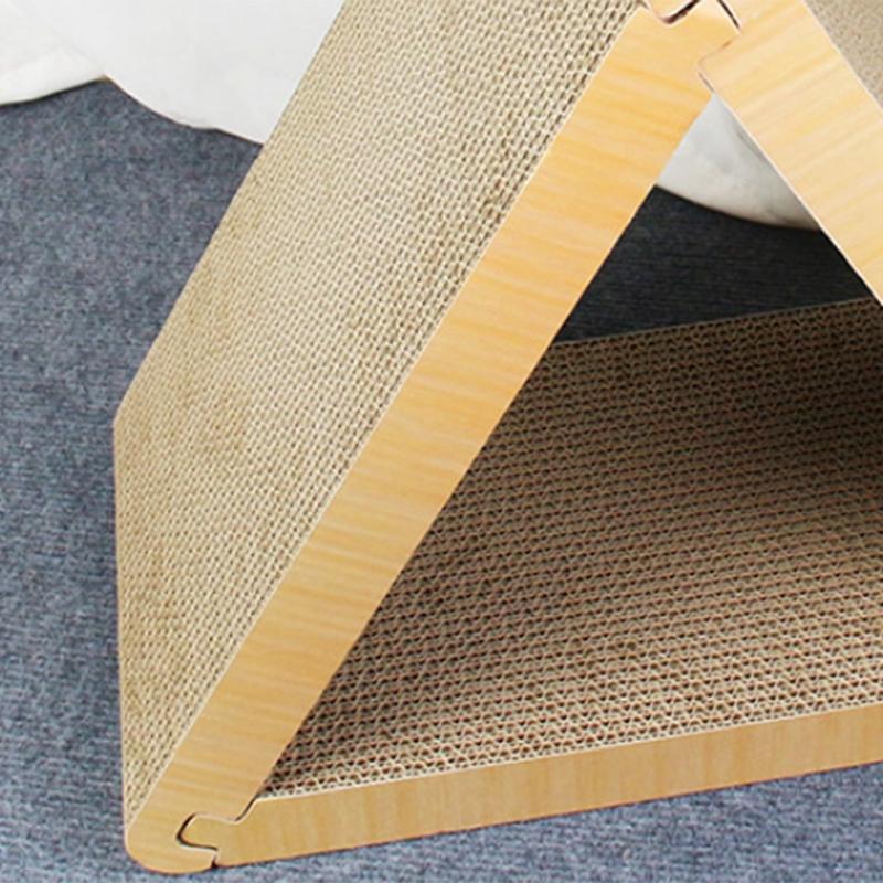 Combined Triangular 3 In 1 Scratching Post For Cats Triangular Cats Scratcher Multipurpose Cats Pet Product