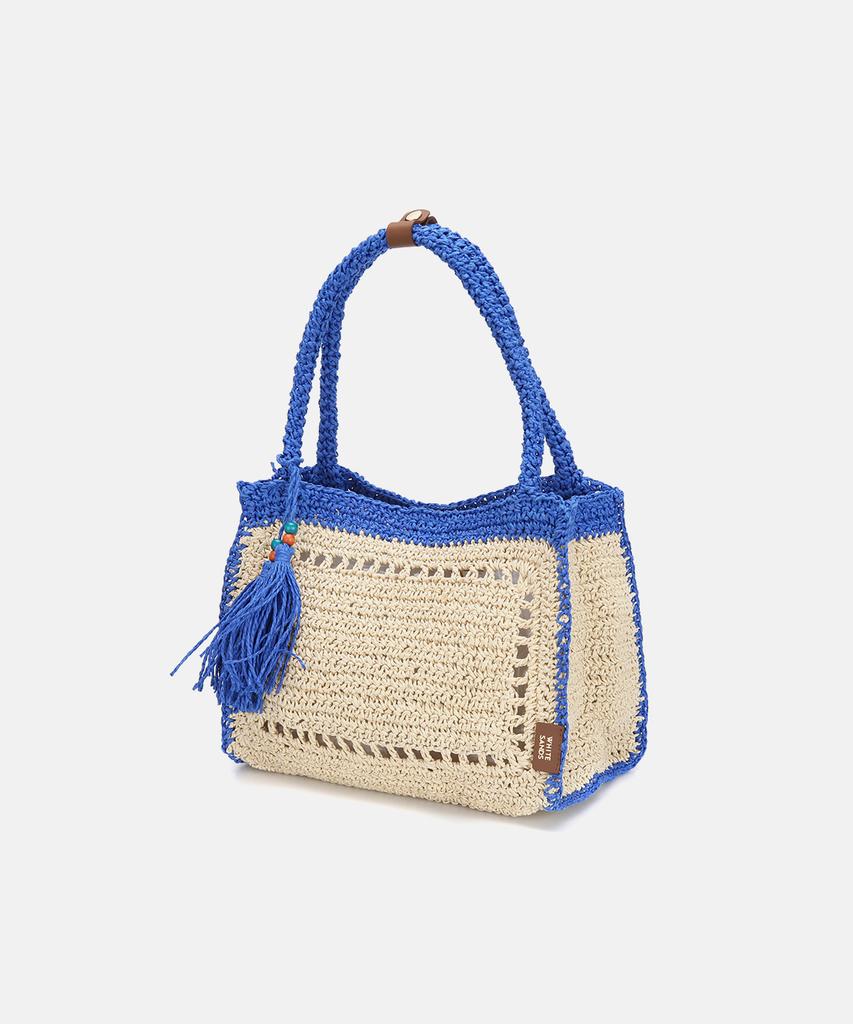 White Sands Tassel Crochet Tote Bag Tressa (4 Colors)