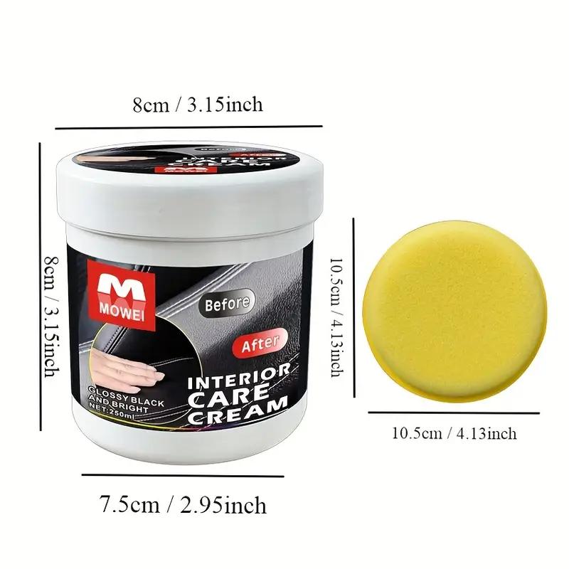

Car interior renovation wax - Plastic parts repair agent, tire protector and gloss, RV interior repair agent, car polishing wax