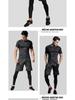 Herren Schnelltrocknender Sport Trainingsanzug: Lässiges Fitness-Laufset