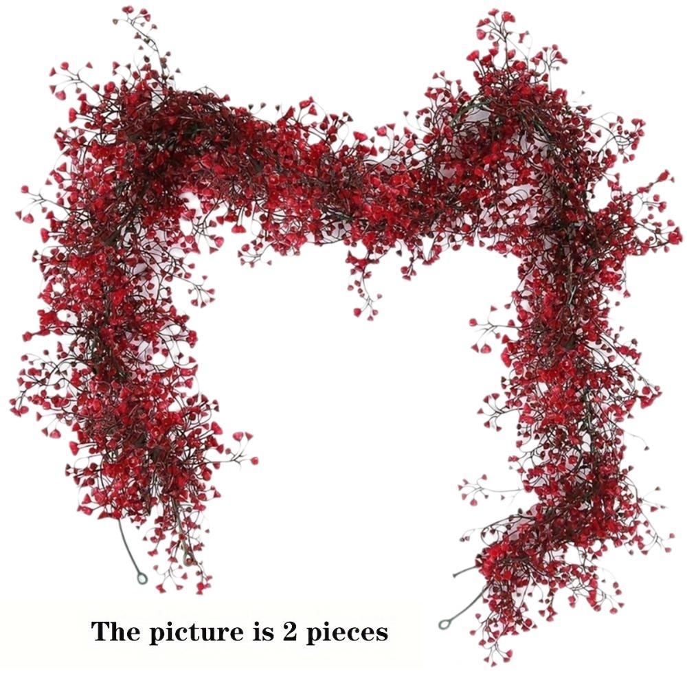 Realistic Black Fake Vine 1.7 Meters Length Realistic Vines Decor for 1PC Home Wall Decor