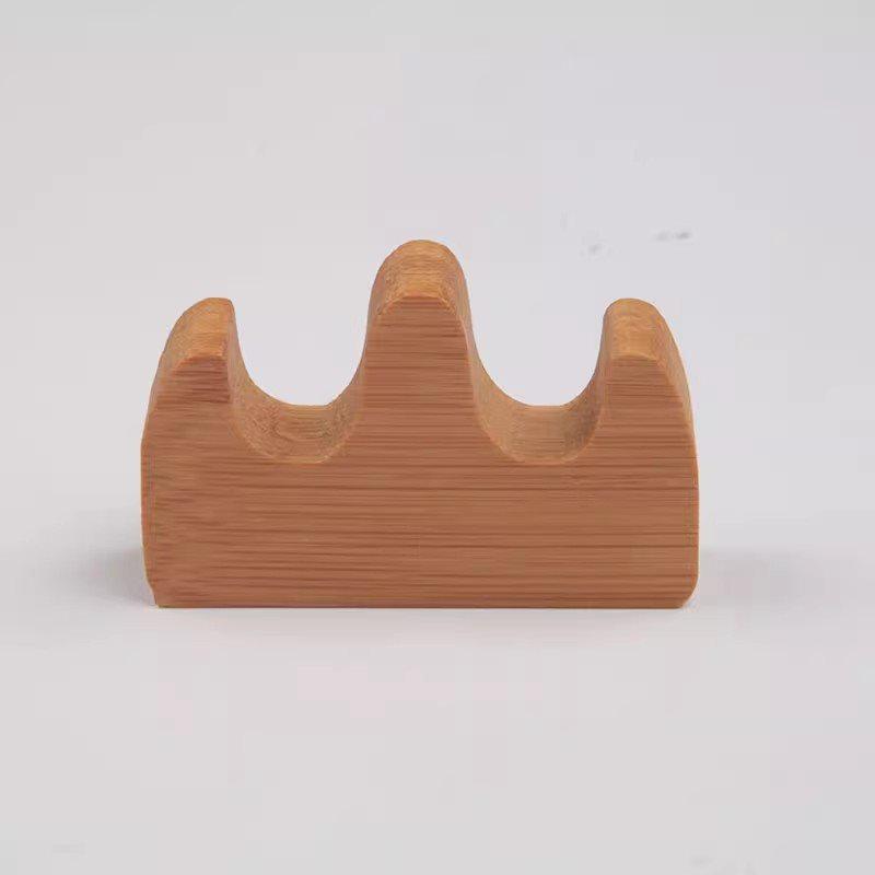 Орнамент-подставка для каллиграфической кисти и ручки из массива дерева в античном стиле