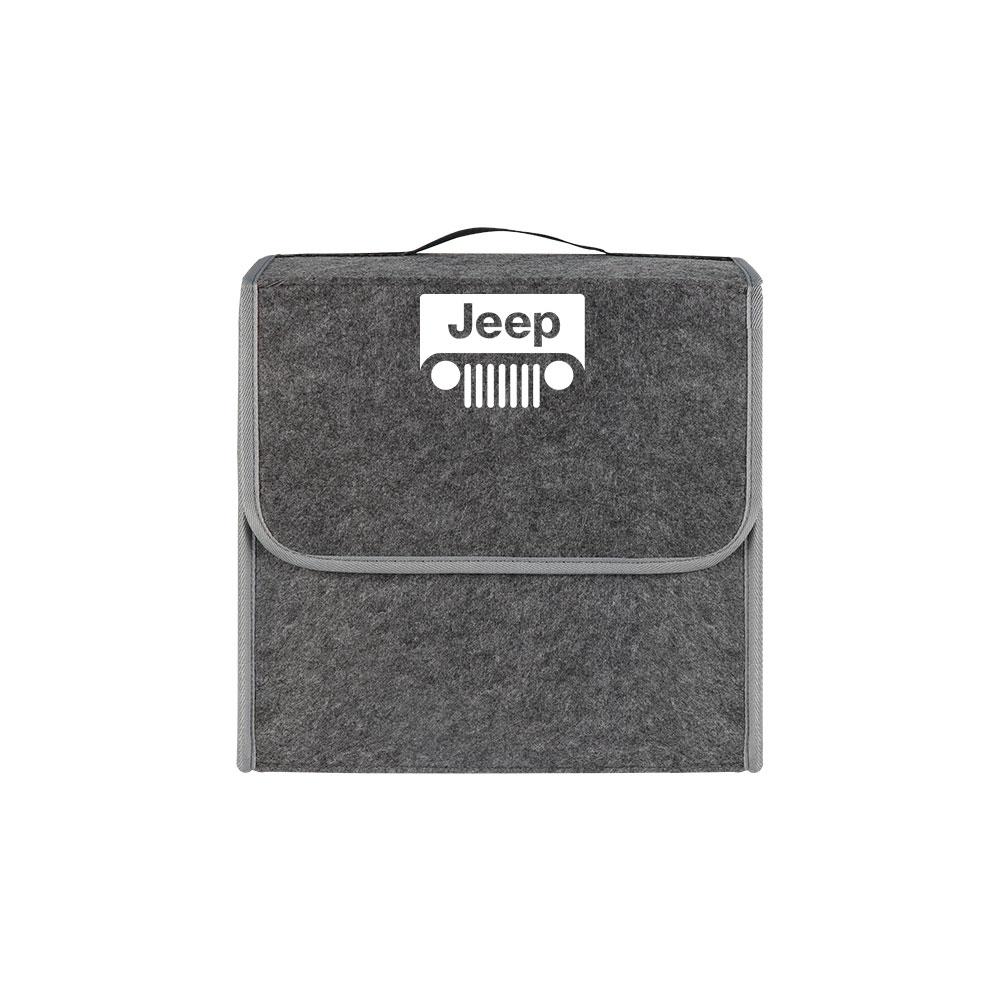 Large Capacity Car Trunk Storage Box Felt Folding Organizer Accessories For Jeep Renegade Compass Grand Cherokee Wk2 Wrangler JK