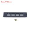 Aluminum Alloy Ventilation Grilles Rectangular Air Vent Cover Heat Dissipation Vent Panel For Wardrobe Cabinet Furniture Door
