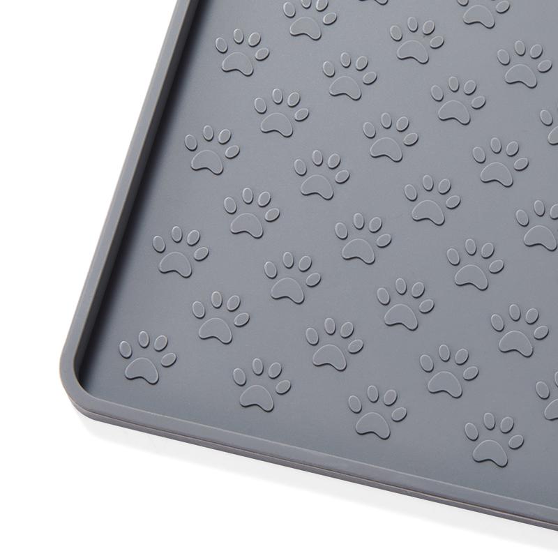 Pet Placemat Dog Food Bowl Mat Cat Feed Mat Cat Dog Drinking Feeding Placemat Silicone Waterproof Pet  Pad Feeder Mats