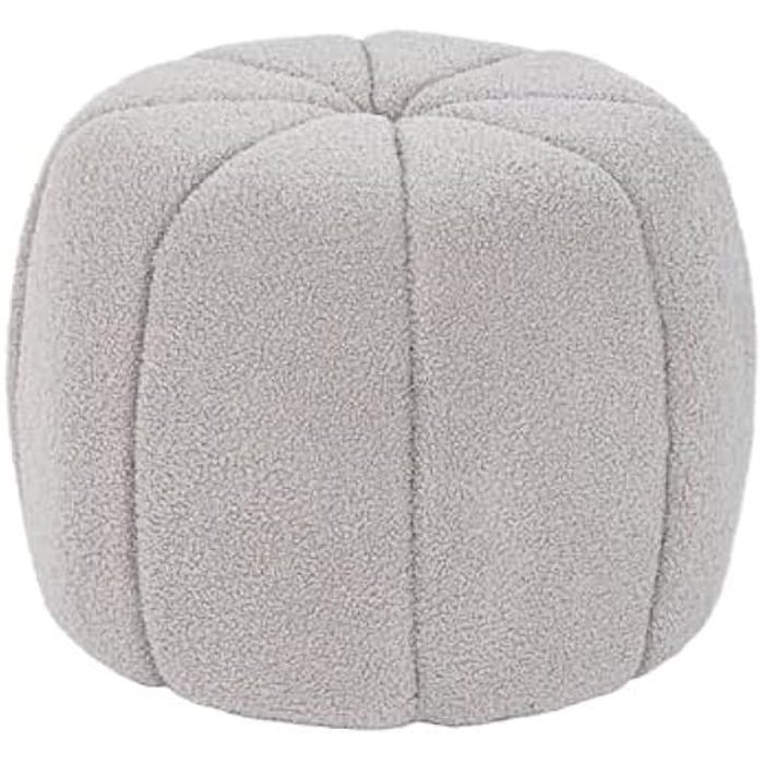 Repose-pieds - DKD Home Decor - Standard - Gris - 50 X 38 X 50 Cm - Contemporain