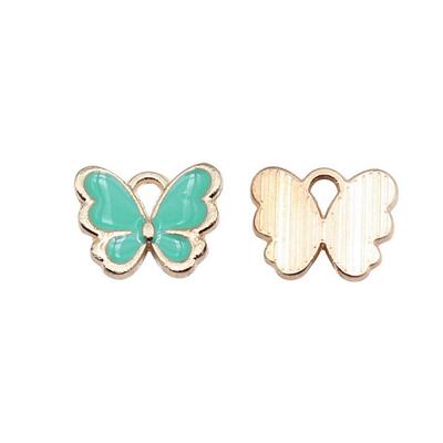 Charms Schmetterling Biene Emaille Anhänger Vintage Schmuckzubehör QC023