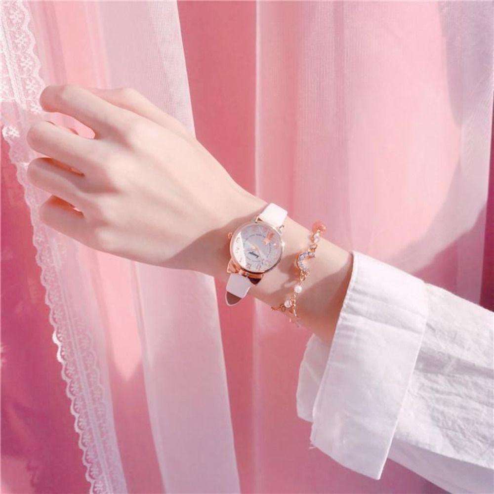 Cat Ear Quartz Watch Quartz Clock Wristwatch Creative Bracelet
