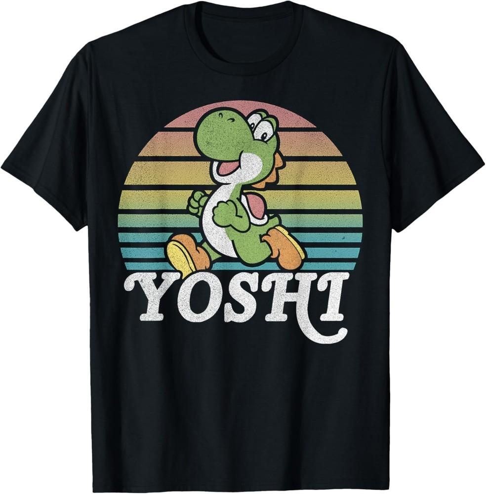 

Super Mario Yoshi Retro Line Run Portrait T-Shirt XL