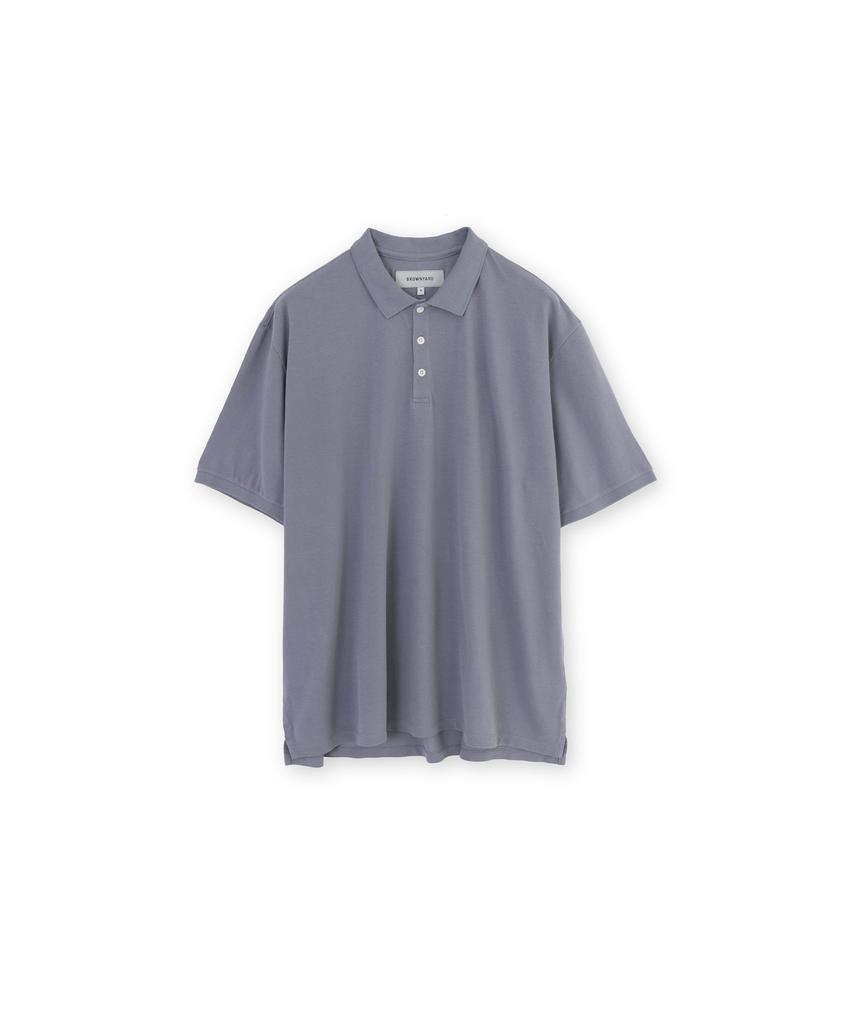 Beulaunyadeu Vintage Cotton Pique Shirt, Washed Purple