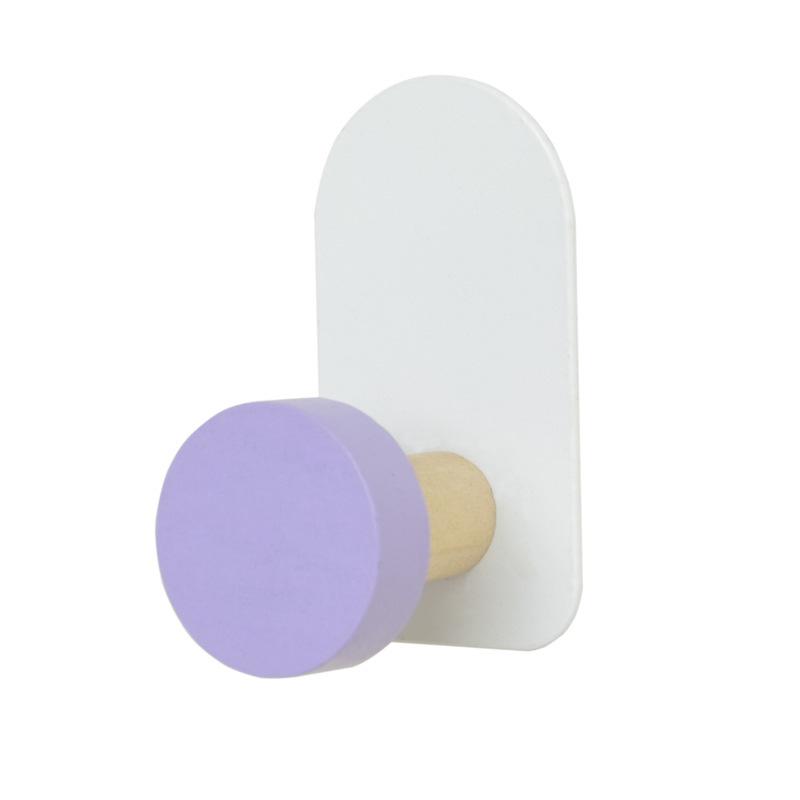 Dreamy Macaron Over-the-Door Adhesive Hooks - Heavy Duty & Decorative for Coats and Hats
