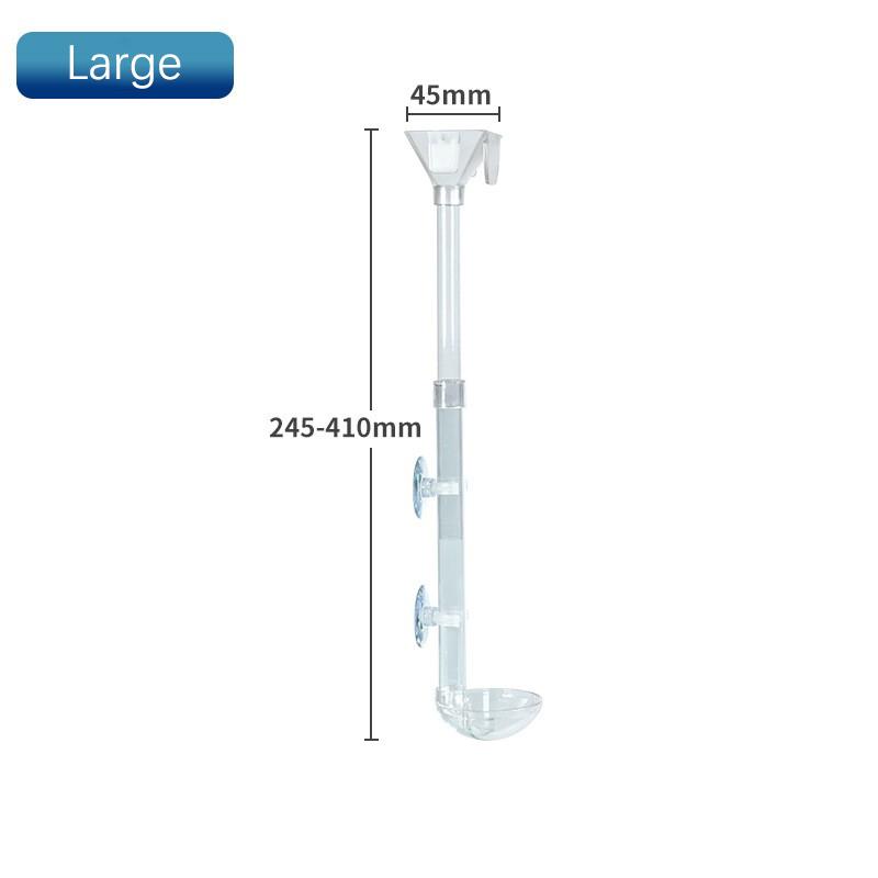 Aquarium Acrylic Feeding Tube Antistuck Feeding Device Design Transparent Fish Food Dispenser Feeder for A Variety of Fish Tanks