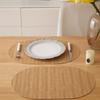 Imitation Corn Husk Woven Pattern Desk Mat, Waterproof Oil Stains, Heat-insulating Bowl Mat, Insult Placemat, Coaster, Tableware, and Tabletop