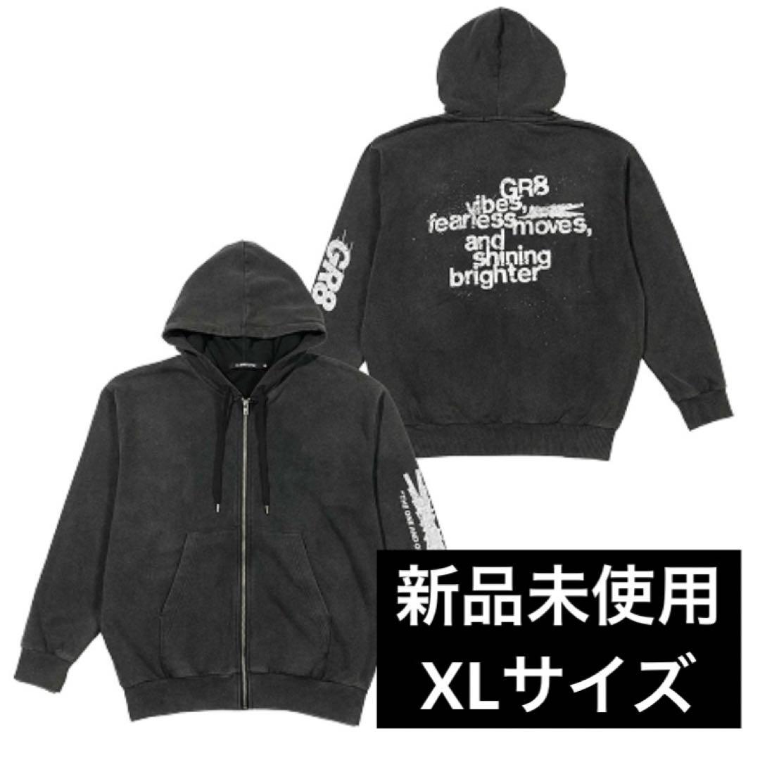

[USED] LESSERAFIM GR8 collaboration zip-up hoodie