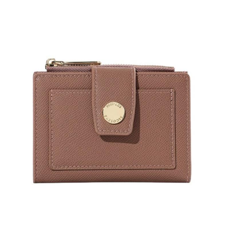 High Quality Women Wallet PU Leather Short Zipper & Hasp Wallets Clutch for Female Credit Card Holders Purse Luxury Designer Money Clip