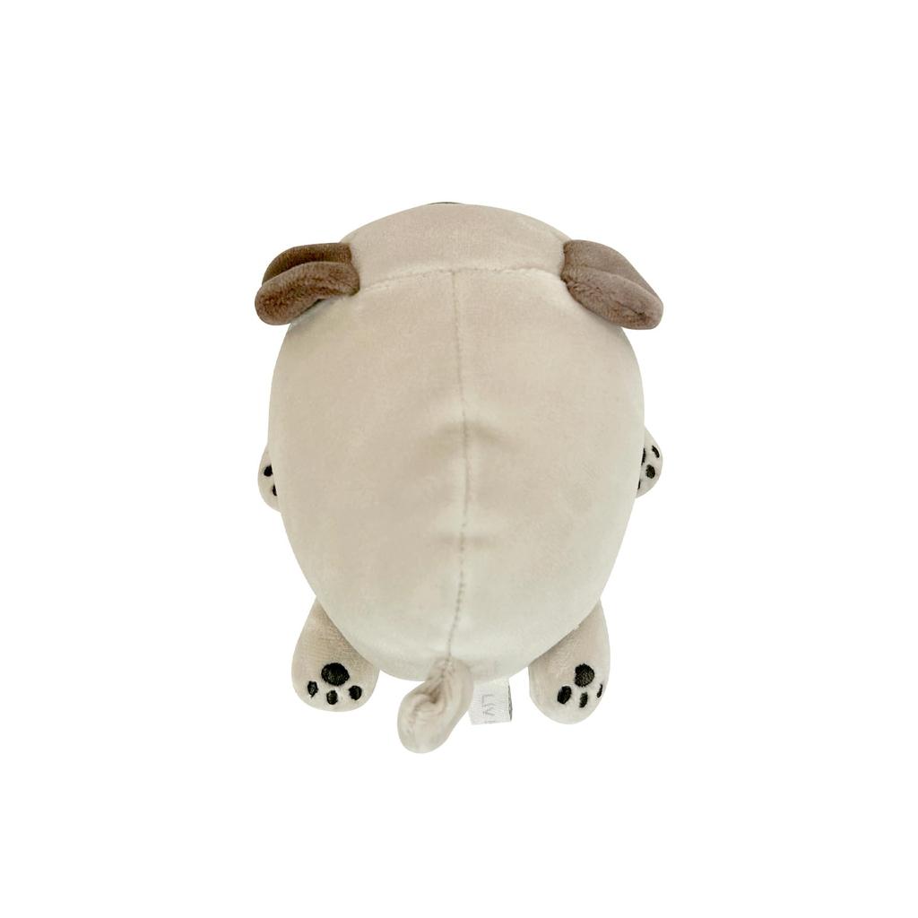 LIV HEART Marshmallow Animal Mascot Hana the Pug 11cm Fluffy and (approx. Long), Squishy, 48657-32
