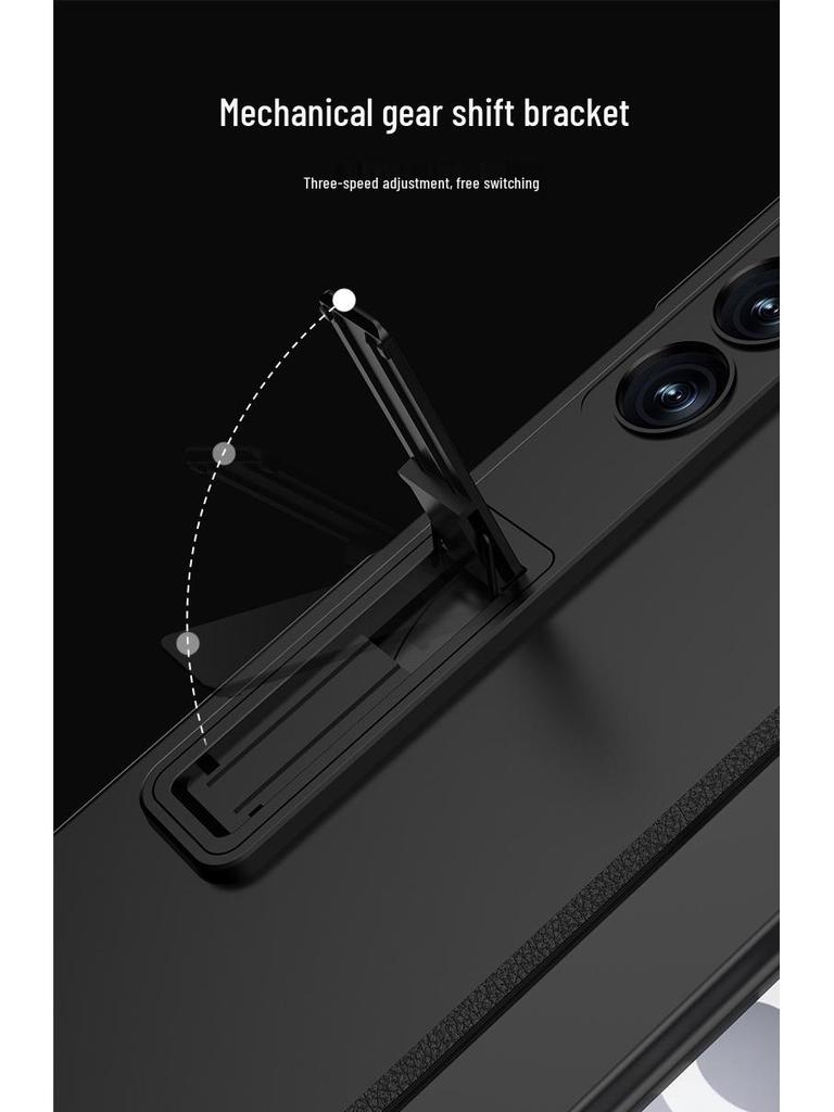 Samsung ZFold6 Magnetisches Scharnier Case: Vollständige Abdeckung, Integrierte Folie & Hartschalen-Halterung