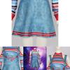 Süßes Dada Zirkusclown Kostüm Halloween Cosplay Horror Puppe Dienstmädchenkleid Revival Set