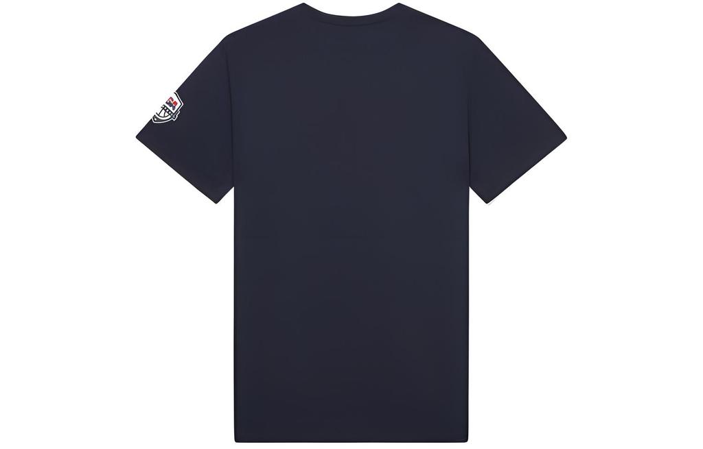 Nike T Shirts Men's Marine Blue Crew Neck Moderate Straight Fit CT8783-451