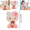 Cute And Cuddly Ice Cream Cone Kt Cat Plush Toy For Wholesale