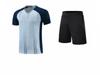 Breathable Referee Uniform Set - Men's Short Sleeve Top & Pants, Women's Competition Gear