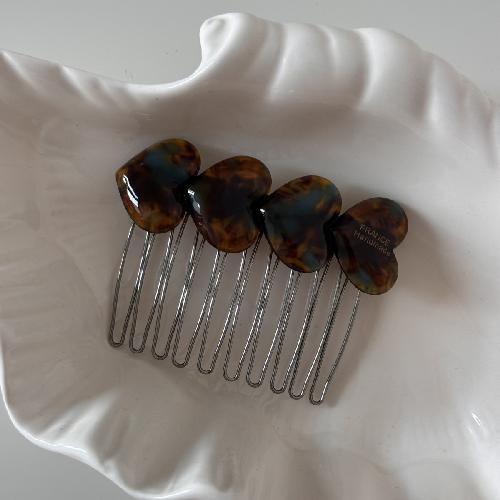 

Acetic Acid Love Sweet Plug Comb Non-slip Hairpin Broken Hair Bangs Clip Hair Accessories Fixed Disc New