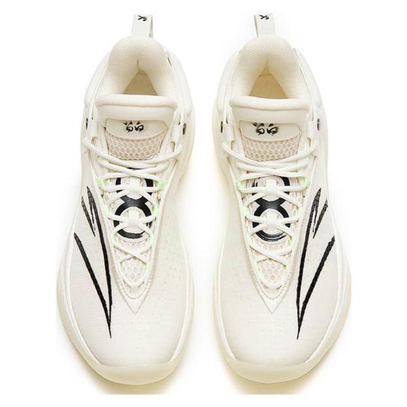 Anta KT8 Basketball Shoes Men's High Top Ivory White/Black Sneakers 112241101-3