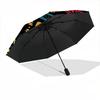 1pc Abstract Patterns Open/Close Folding Umbrella, All- Portable Umbrella for & Men, Stylish Accessory (Holiday Gift) 8-Rib Yy251213152