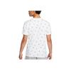Nike Logo Print Rundhals Kurzarm T-Shirt Herren Oberteile Weiß DR7910-100