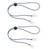 Flexible Napkin Chains, Neck , Holder for Elderly Kids, Adjustable (4 Pack)