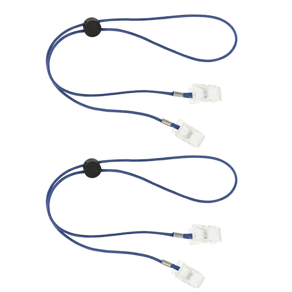 Flexible Napkin Chains, Neck , Holder for Elderly Kids, Adjustable (4 Pack)