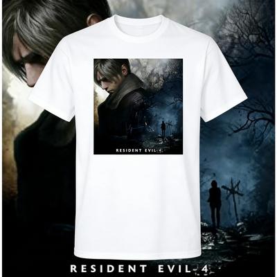2026 New Fashion Resident Evil Cotton T-Shirt Streetwear Breathable T-Shirt Unisex High Quality Oversized T Shirt Men Women Tee