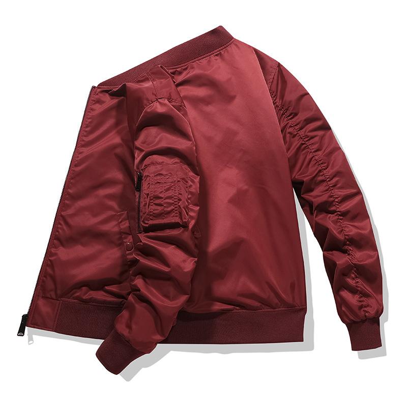 Bomber Jacket Men's Baseball Uniform Work Jacket