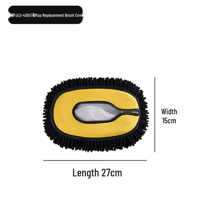 Extendable Car Wash Mop & Bendable Pole - Car-Friendly Cleaning Brush