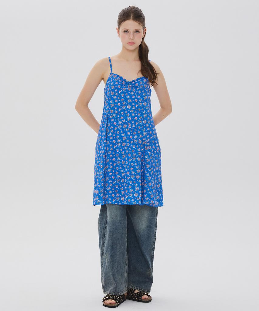 Nyuluki Cut Point Dress_Blue