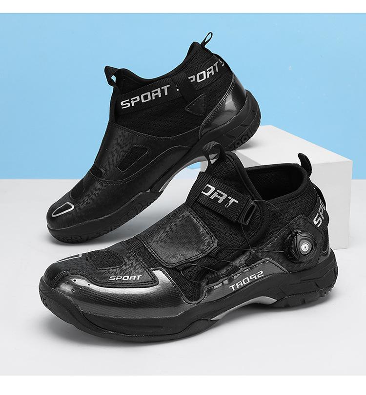 New badminton shoes cross the game non-slip shock absorption retro colorful fruit marshmallow feather shoes buttons