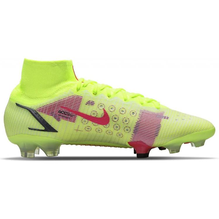 Nike Mercurial Superfly 8 FG Firm Ground Fabric Cushioning Slip Resistant Abrasion Resistant Soccer Shoes Unisex CV0958-760