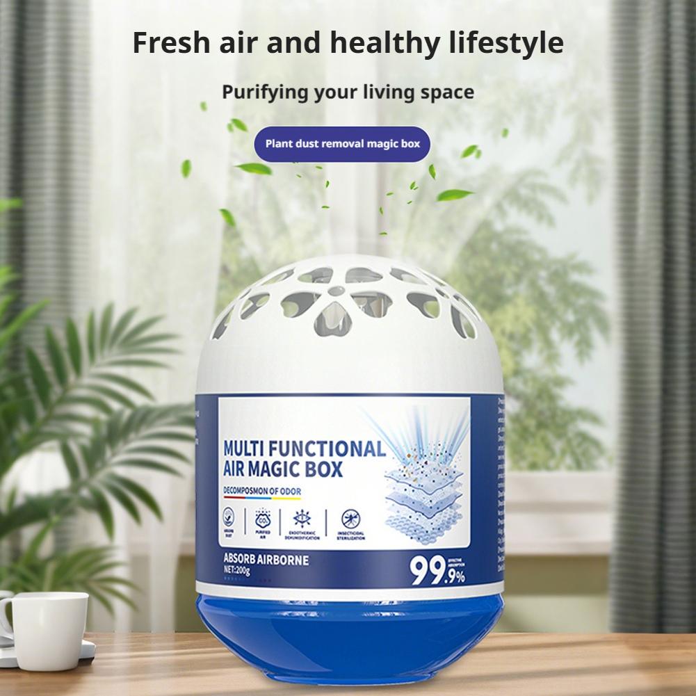 Plant Dust Removal Gel Film Type Super Suction Dust Magic Box Automatic Household Dust Cleaner Air Purification Dust Remover