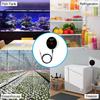 Small Temperature Monitor Featuring Waterproof Probe Rechargeable Temperature Detect for Lab Rooms Data Tracking