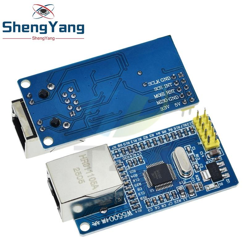 TZT 1/2/5pcs Smart Electronics USR-ES1 W5500 New SPI to LAN / Ethernet Converter TCP/IP Model