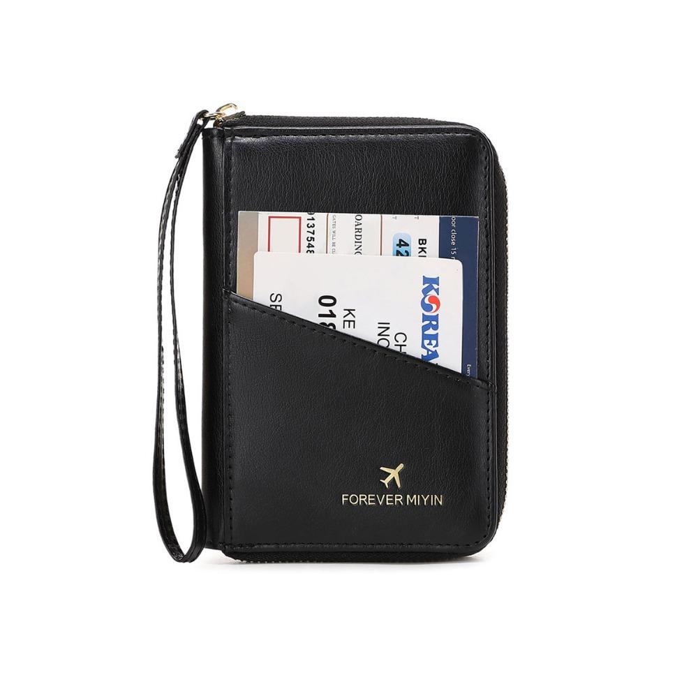 Multifunction Passport Cover with SIM Card Slots Card Case RFID Blocking Passport Clip  Female