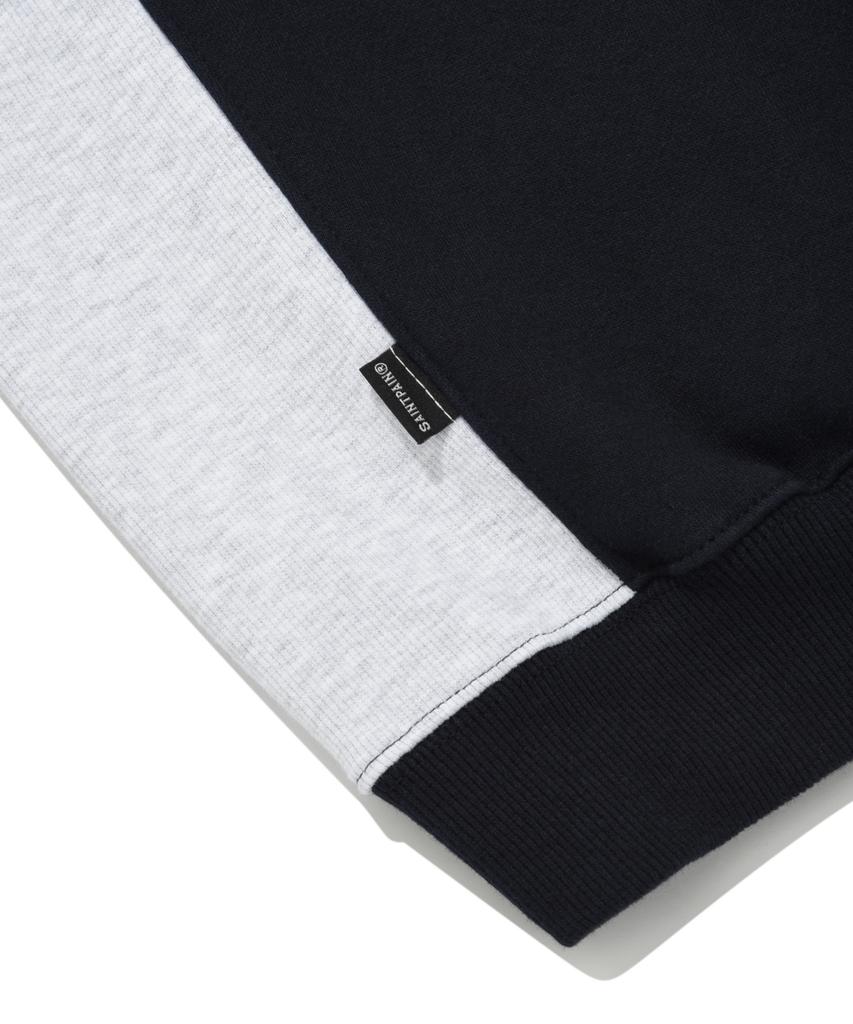 SAINTPAIN Sp Saint Logo Block Half Zip-Navy