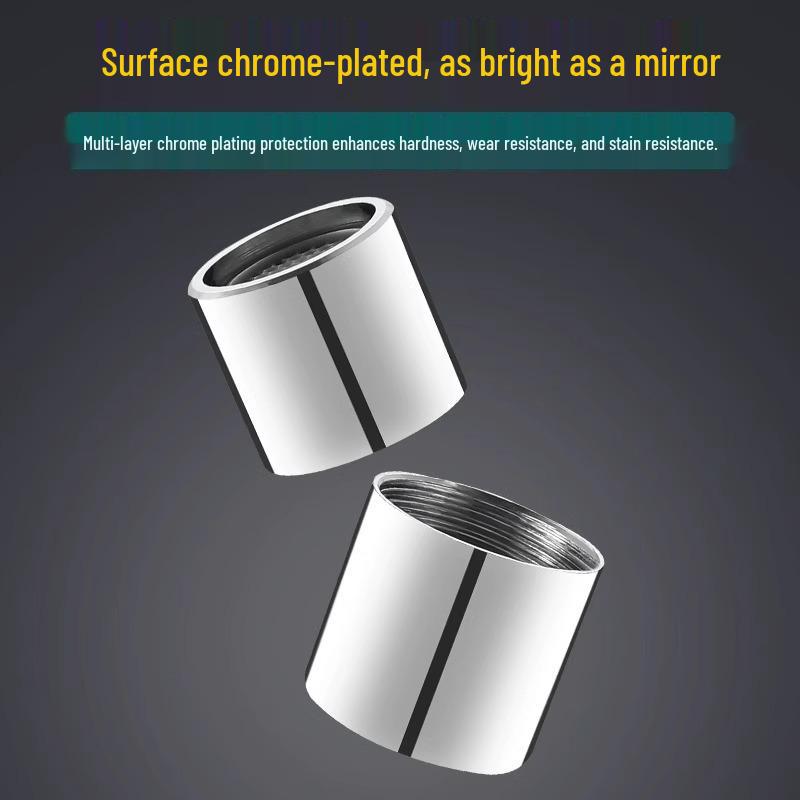 Universal Splash-Proof Faucet Aerator Core - Hot & Cold Water Filter Nozzle