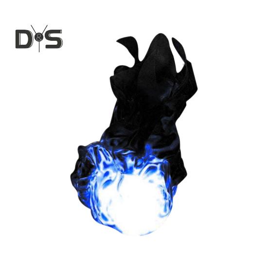 

Плаваюча вогняна куля на Хеллоуїн. Штучне підроблене полум я. Плаваюча світлодіодна куля. Опора. Освітлена вогняна куля. Декор. Хеллоуїн. чорний