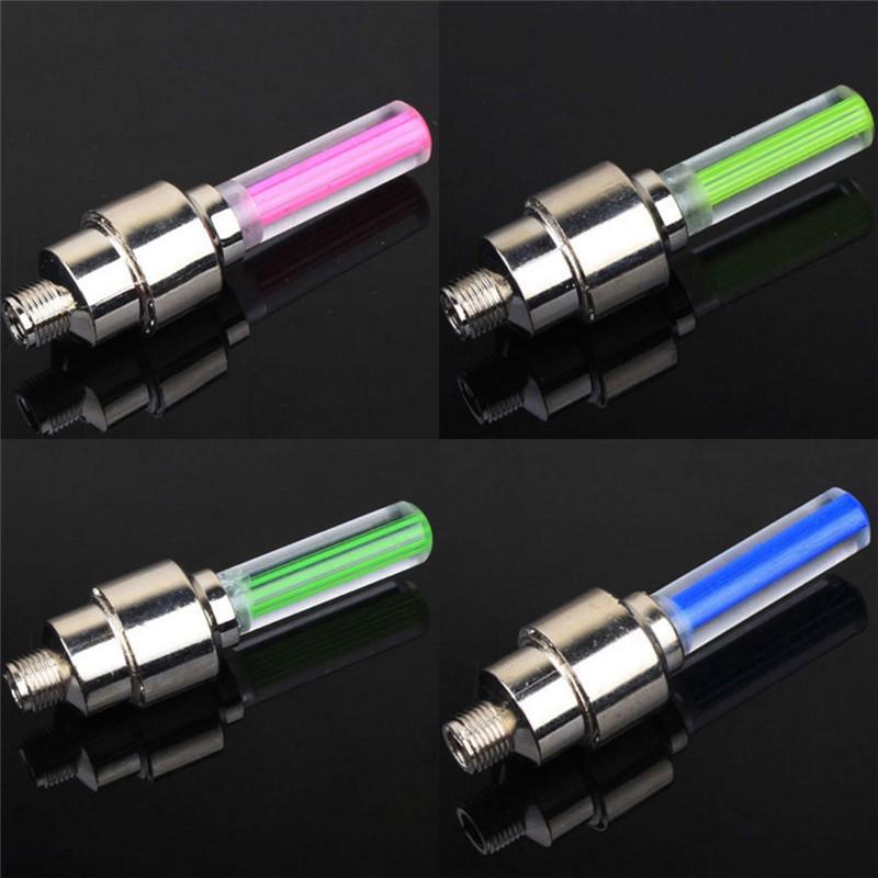 Colorful Wheel Valve Light for Bikes, Cars & Motorcycles - Night Riding Accessory for Kids & Adults