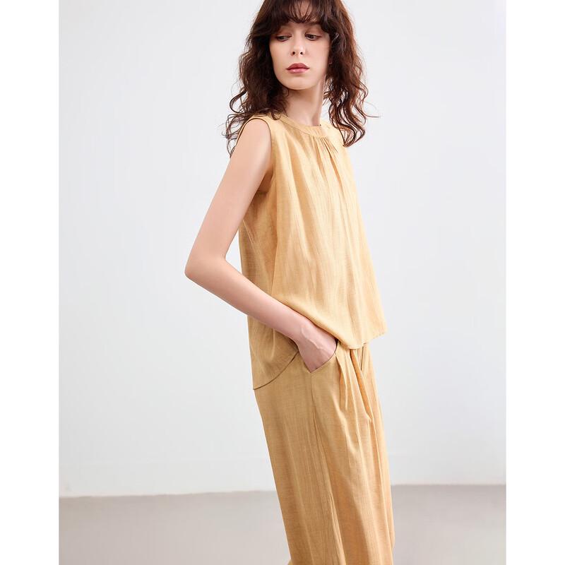 Demana Murray Series Women's Summer Print Sleeveless Top & Wide-Leg Pants Set