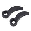 2pcs Pry Bar Wrench Adapter Heads Adjustable Sturdy Construction Half Shaft Removal Car Repairing