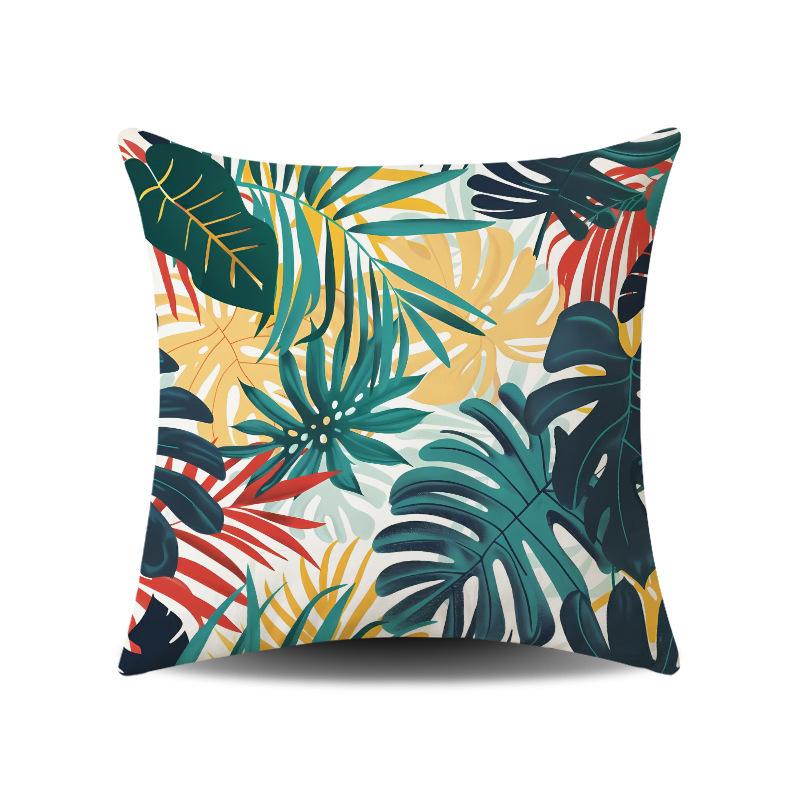 Sommer Tropische Pflanze Monstera Deliciosa Elemente Klein Frisch Heimdekoration Schlafzimmer Wohnzimmer Büro Kissen